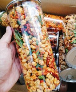Bắp khô bò lá chanh - Hũ pét 930ml