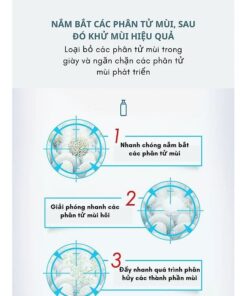 Chai xịt khử mùi giày dép Nano bạc 4
